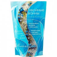 Соль для ванной ХВОЙНЫЕ ВАННЫ можжевельник 1000мл (дой-пак) снимает усталость